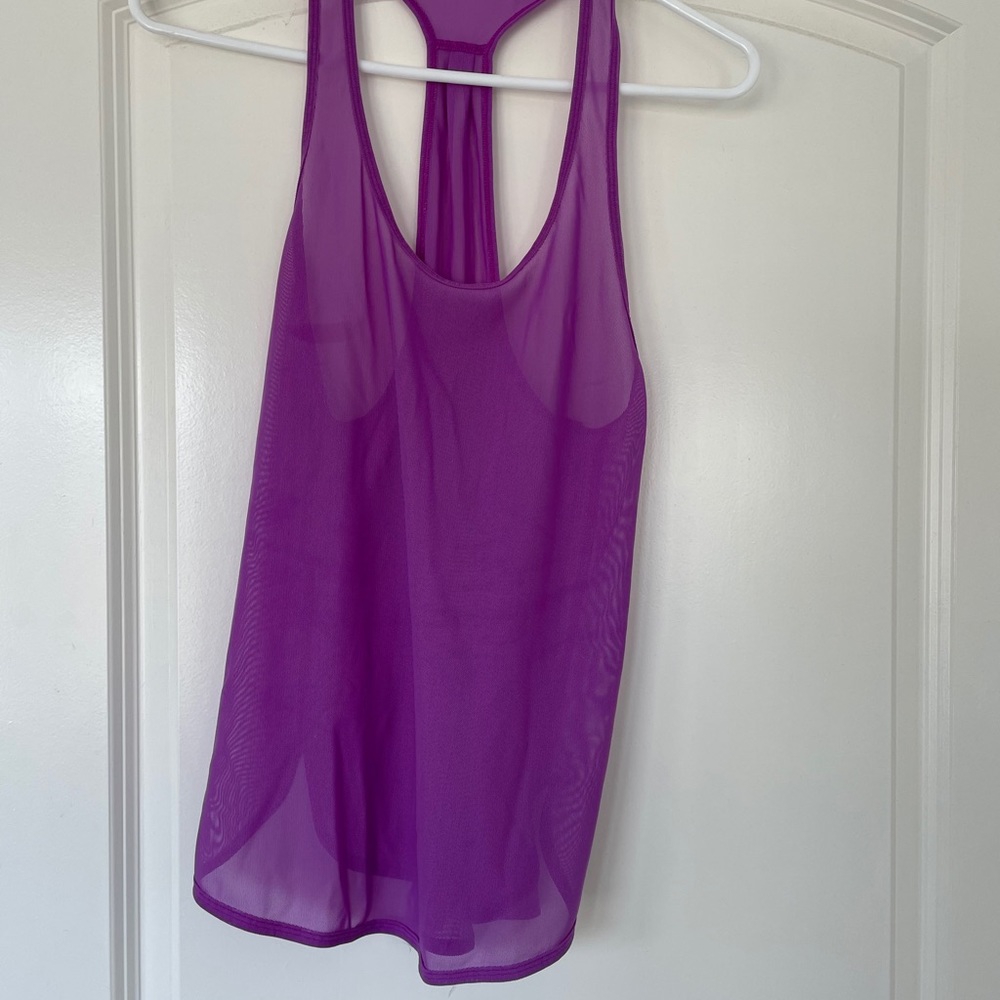 Lululemon mesh running tank